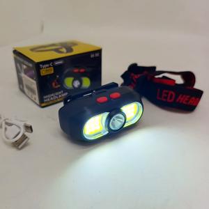 Ліхтар налобний акумуляторний KX-302-LED+2COB