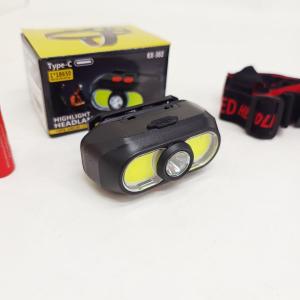Ліхтар налобний акумуляторний KX-302-LED+2COB