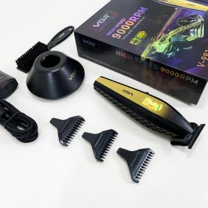 Машинка для стрижки волосся з потужним мотором XPRO VGR V-992 GOLD з насадками 1-2-3 мм