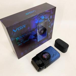 Електробритва VGR V-377 BLUE шейвер, Електрична акумуляторна бритва для гоління, шейвер чоловічий
