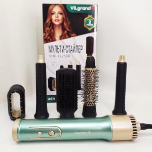 Фен-щітка мультистайлер ViLgrand VHD-1225BR 1200Вт green