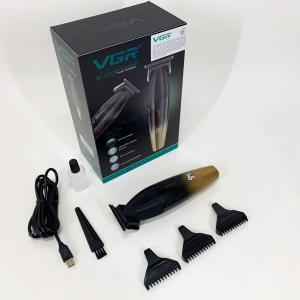 Машинка для стрижки волосся VGR V-906 тример для окантовки та стрижки бороди Yellow