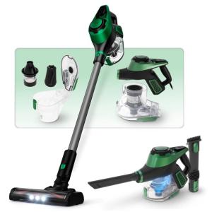 Вертикальний пилосос Adler AD 7083, зелений — 700Вт, HEPA 13, контейнер 0.8 л