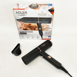 Фен Adler AD 2278 Black 1400Вт 2 швидкості 2 режими іонізація концентратор захист від перегріву