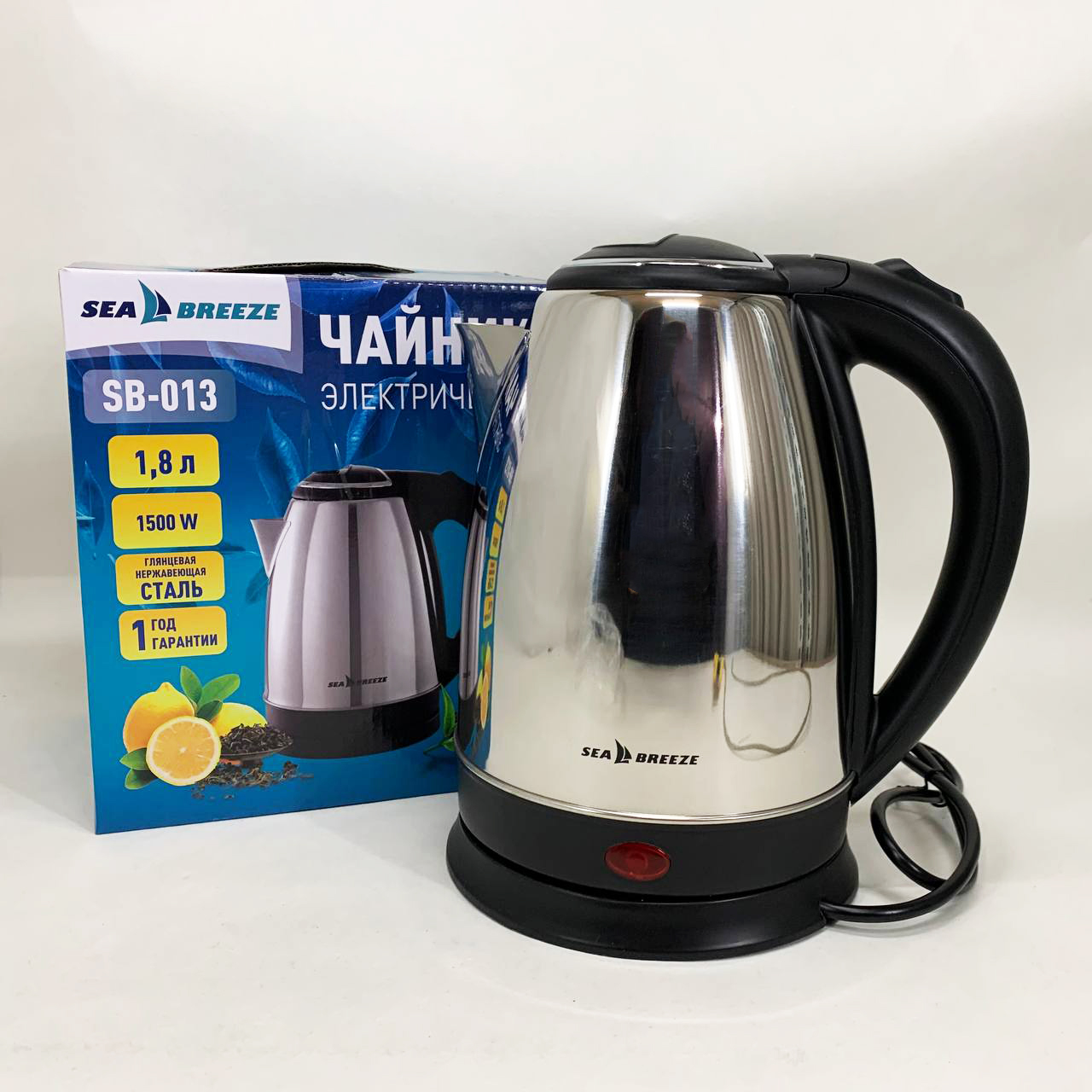 Електрочайник SeaBreeze SB-013 1.8л 1500Вт