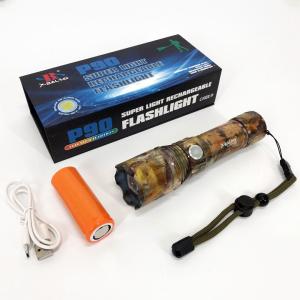 Ліхтарик ручний тактичний Bailong BL-P511M-P90 камуфляж, супер яскравий ліхтарик, потужний кишеньковий ліхтарик