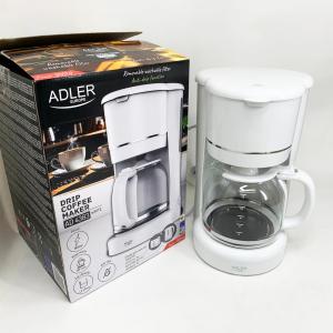 Кофеварка крапельна Adler AD 4383 white 1.5Л 900 Вт