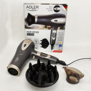 Фен з іонізацією та дифузором Adler AD 2248 grey 2400Вт