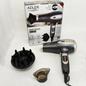 Фен з іонізацією та дифузором Adler AD 2248 grey 2400Вт