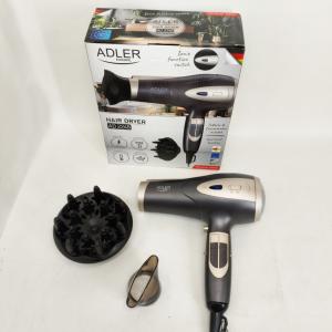Фен з іонізацією та дифузором Adler AD 2248 grey 2400Вт