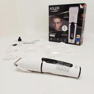 Машинка для стрижки волосся ADLER AD 2839 акумуляторна з дисплеєм