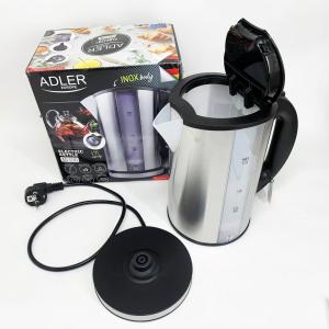 Чайник електричний з нержавіючої сталі Adler AD 1216 1.7L 2200Вт