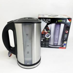 Чайник електричний з нержавіючої сталі Adler AD 1216 1.7L 2200Вт