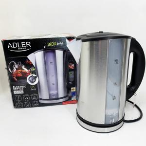 Чайник електричний з нержавіючої сталі Adler AD 1216 1.7L 2200Вт