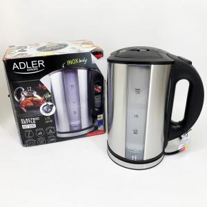 Чайник електричний з нержавіючої сталі Adler AD 1216 1.7L 2200Вт