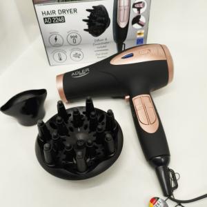 Фен для волосся з іонізацією Adler AD 2248 Black 2200Вт