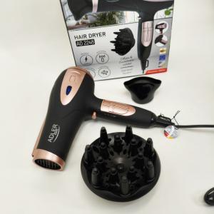 Фен для волосся з іонізацією Adler AD 2248 Black 2200Вт