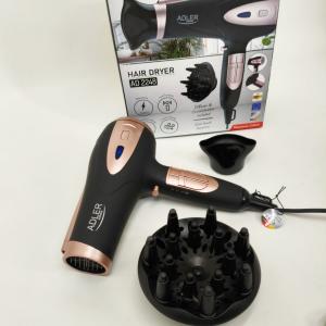 Фен для волосся з іонізацією Adler AD 2248 Black 2200Вт