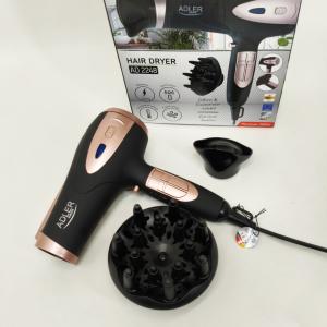Фен для волосся з іонізацією Adler AD 2248 Black 2200Вт