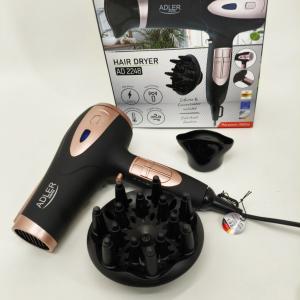 Фен для волосся з іонізацією Adler AD 2248 Black 2200Вт