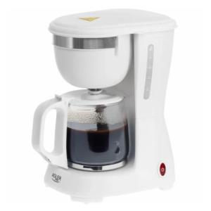 Кавоварка крапельна Adler AD 4381 біла 600 Вт 0,6 л