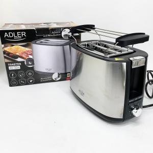 Тостер Adler AD 3214 900Вт 7 режимів обсмажування автоматичне вимкнення