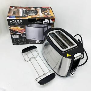 Тостер Adler AD 3214 900Вт 7 режимів обсмажування автоматичне вимкнення