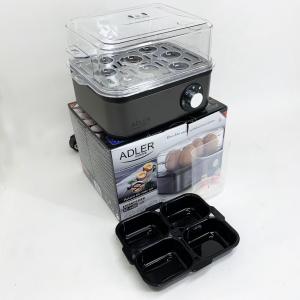 Яйцеварка на 8 яєць 800 Вт Adler AD 4486 Gun Metal