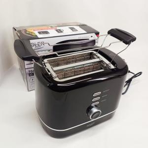 Тостер Adler AD 3224 7 рівнів обсмажування решітка для булочок 850Вт Black