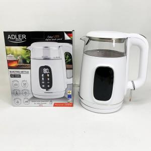 Чайник електричний Adler AD 1305 1.7Л 2200Вт White Silver