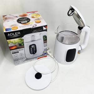 Чайник електричний Adler AD 1305 1.7Л 2200Вт White Silver