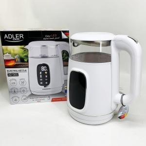 Чайник електричний Adler AD 1305 1.7Л 2200Вт White Silver