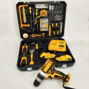 Акумуляторний шуруповерт KRAFFTEC 48V з набором інструментів для дому
