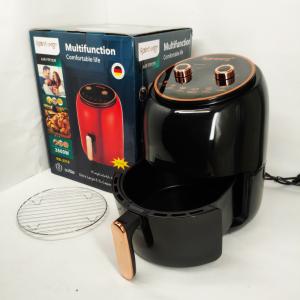 Електро Фритюрниця безмасляна Rainberg RB-2318 3800Вт зі знімним кошиком 8.5л до 30 хв Black
