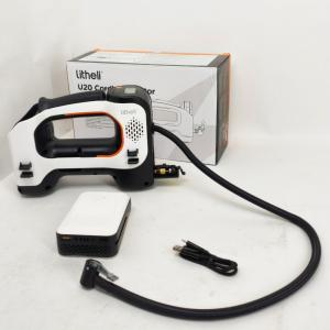 Аккумуляторный компрессор с фонарем Litheli питание от павербанка УМБ Litheli Power Bank 20000 мАч 45Вт