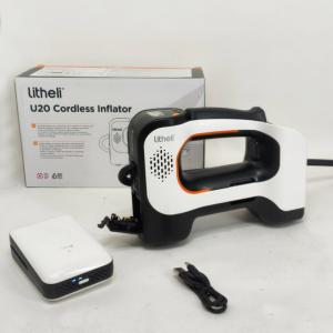 Аккумуляторный компрессор с фонарем Litheli питание от павербанка УМБ Litheli Power Bank 20000 мАч 45Вт