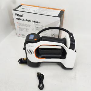 Аккумуляторный компрессор с фонарем Litheli питание от павербанка УМБ Litheli Power Bank 20000 мАч 45Вт