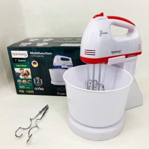 Міксер 7 швидкостей із чашею 2 л Rainberg RB-1005 500Вт Red