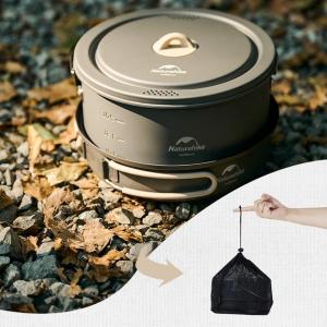 Набір посуду Naturehike CNH22CJ002 2 каструлі казанок сковорідка