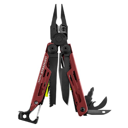 Мультитул Leatherman Signal Crimson 832745 спеціалізований інструмент для виживання та кемпінгу
