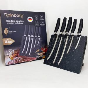 Набір ножів Rainberg RB-2322 з нержавіючої сталі з магнітною основою Black