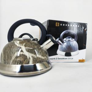 Чайник Edenberg EB-8871 із нержавіючої сталі зі свистком 3л Gray
