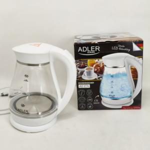 Чайник електричний Adler AD 1274 1.7л 2200Вт пластиковий з автоматичним вимкненням White