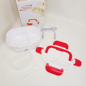 Ланч бокс електричний з підігрівом Lunch Heater 220V Pro, контейнер для їжі з відсіками Red