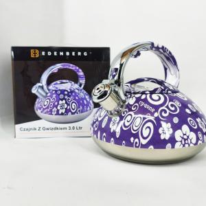 Чайник із свистком Edenberg EB-1959 3л з капсульним дном Purple