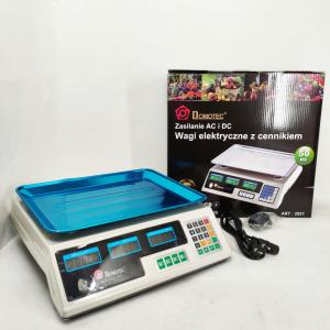 Ваги торговельні платформа DOMOTEC MS-228 до 50кг акумулятор