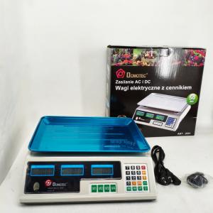 Ваги торговельні платформа DOMOTEC MS-228 до 50кг акумулятор