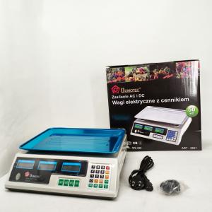 Ваги торговельні платформа DOMOTEC MS-228 до 50кг акумулятор