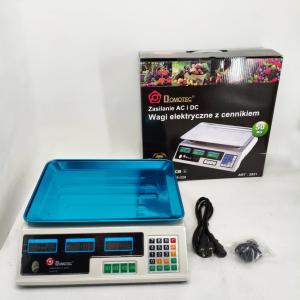 Ваги торговельні платформа DOMOTEC MS-228 до 50кг акумулятор