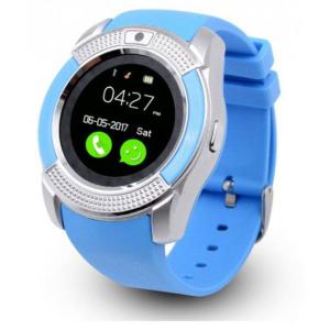 Розумний смарт-годинник Smart Watch V8. Колір: синій